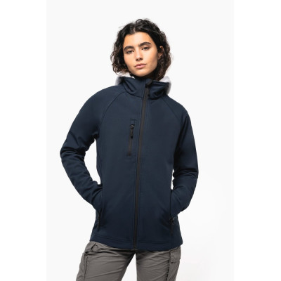 Unisex eco-friendly 3-layer softshell jacket